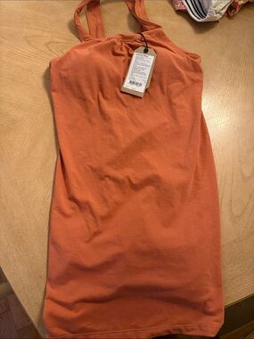 Prana Cantine Dress in Warm Rust Orange